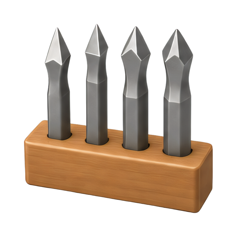 Professional diamond chisel set