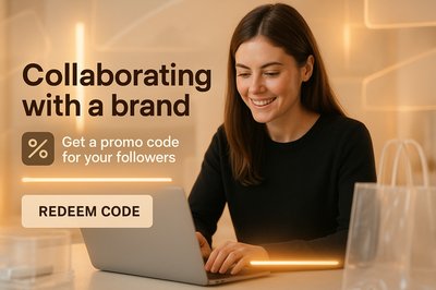 Promotional Social Media Post Featuring Brand Collaboration