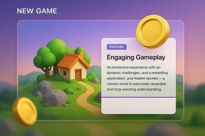 3D Game Design with Engaging Gameplay Feature
