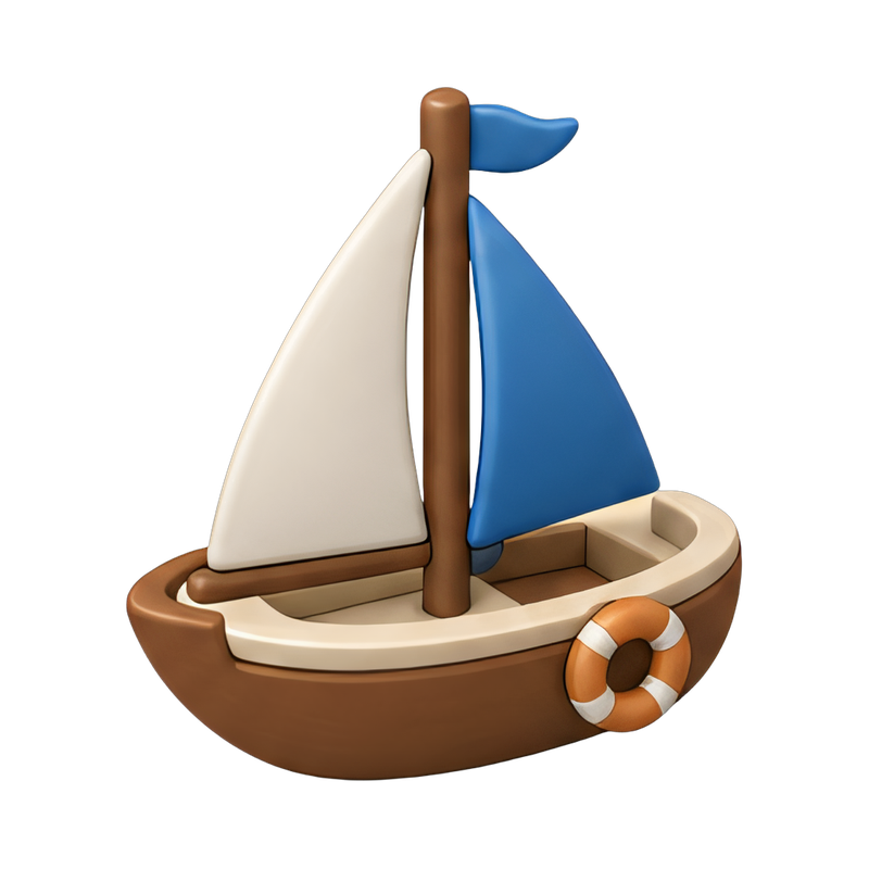 small sailboat on calm water