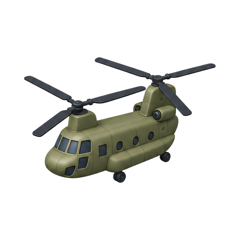 modern transport helicopter in flight