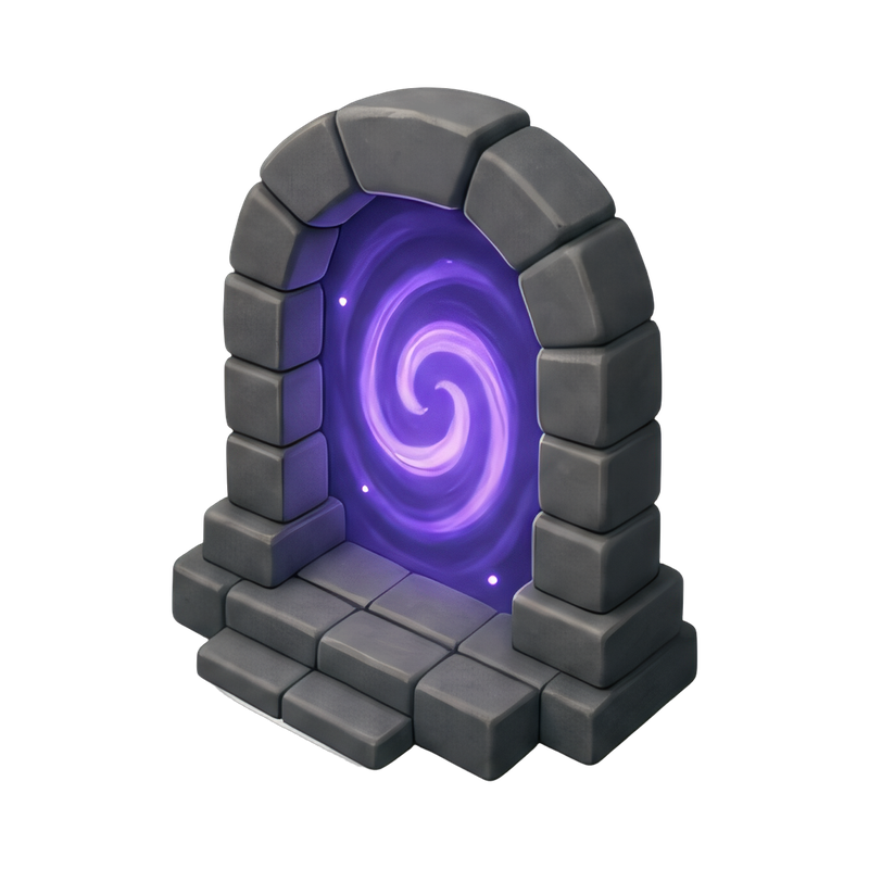 mystical portal swirl