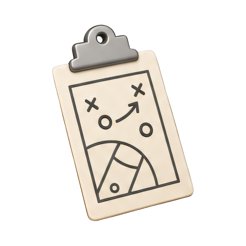 sports coach clipboard