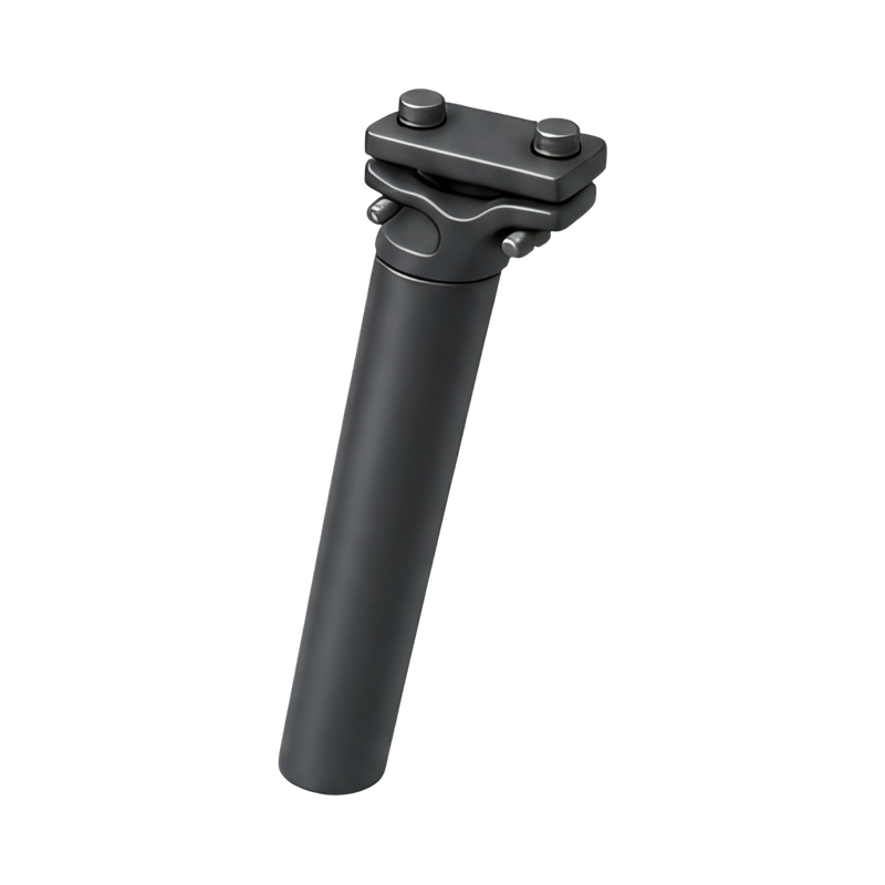 Durable bike seatpost with clamp