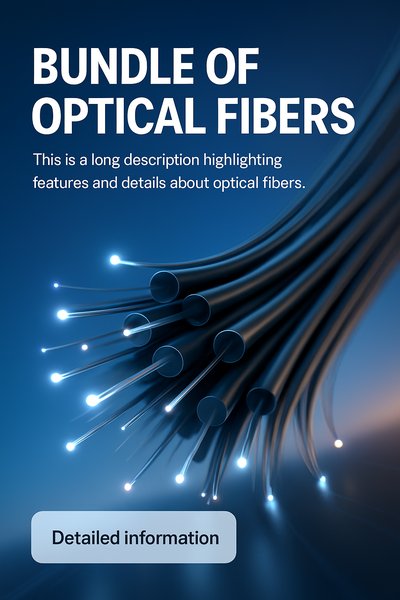 Dynamic Visual of Optical Fibers Highlighting Features