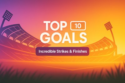 Dynamic Sports Graphic Highlighting Top Goals