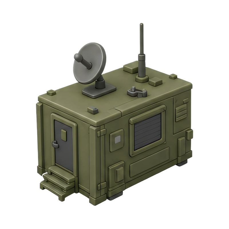 Portable command post shelter box