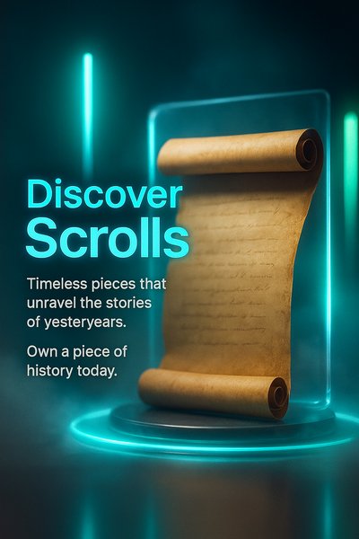 Discover Scrolls: Unraveling Historical Stories in Neon Style