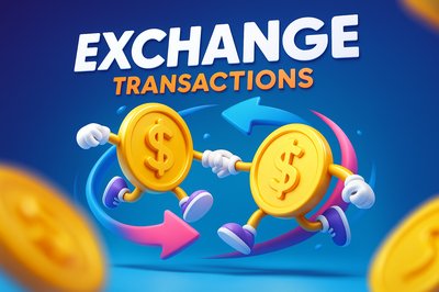 Dynamic 3D Illustration of Exchange Transactions