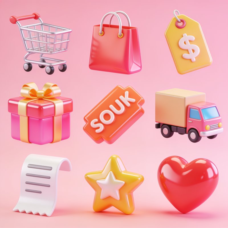 glossy shop interior design