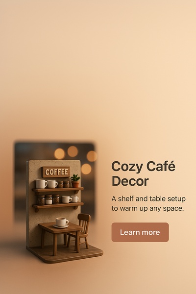 Charming Coffee Shop Decor with Cozy Atmosphere