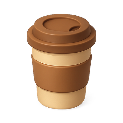 Stylish Reusable Coffee Cup with Modern Design