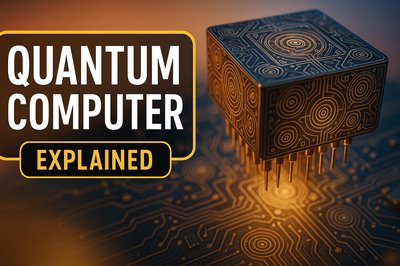 Illustrative Graphic Explaining Quantum Computers