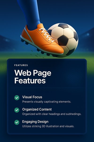 Close-Up Soccer Player Kicking Ball in Stadium