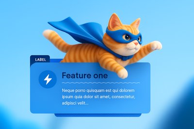 Adventurous Superhero Cat in Action with Dynamic Background