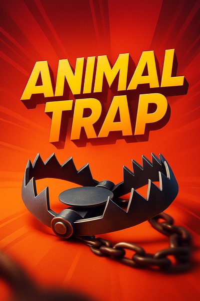 Dynamic 3D Illustration of an Animal Trap