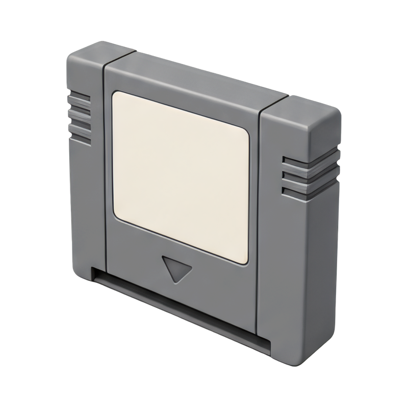 retro game cartridge design