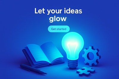 Neon Serenity: Illuminating Ideas with Vibrant Colors