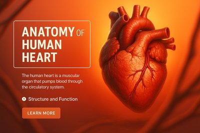 Detailed Anatomy of the Human Heart for Educational Purposes