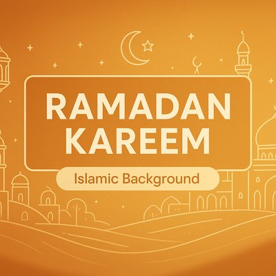 Festive Islamic Background for Ramadan Celebrations