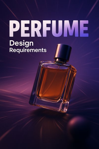 Elegant Perfume Design Requirements Showcase
