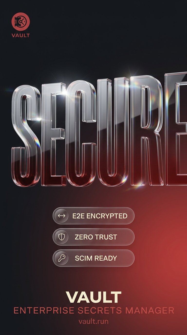 Polished glass secure poster