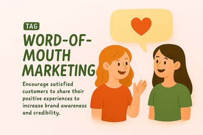Illustrative Graphic on Word-of-Mouth Marketing Concept