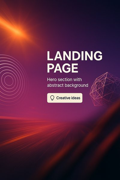 Abstract Background for Landing Page Design Inspiration