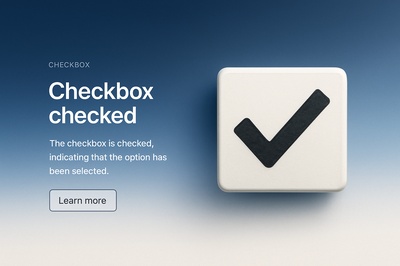 Stylish Web Page Design Featuring Checkbox