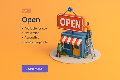 Detailed 3D Scene of an Open Storefront with Characters