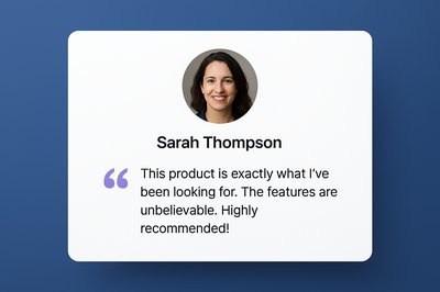 Testimonial from Sarah Thompson on Agentic AI Automation