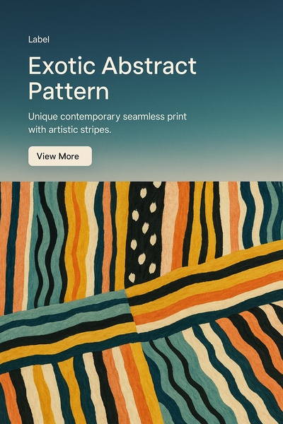 Modern Artistic Stripes Collage for Web Design