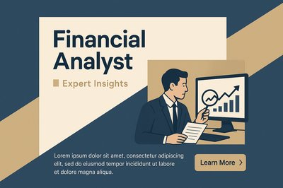 Professional Financial Analyst Insights with Engaging Design