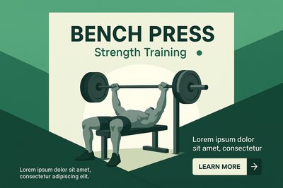 Abstract Bench Press Design for Strength Training