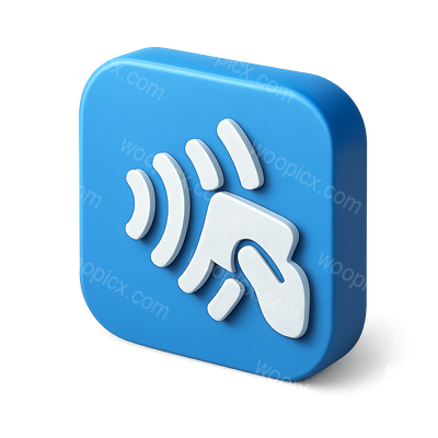3D NFC Payment Icon with Isometric Perspective