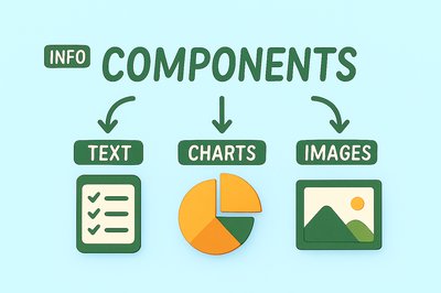 Infographic Illustrating Information Components