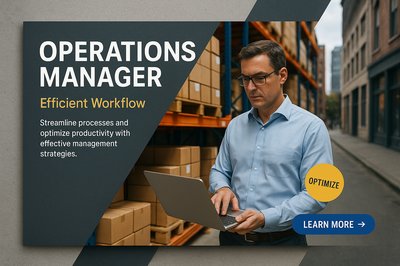 Operations Manager Visual Design with Realistic Elements