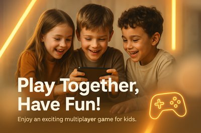 Engaging Social Media Post Featuring Children Playing a Game