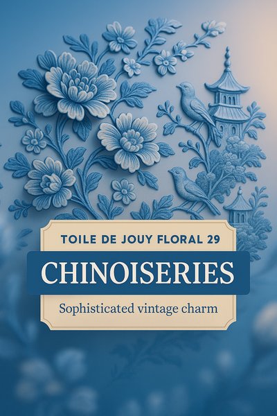 Elegant Chinoiserie Floral Design for Home Decor