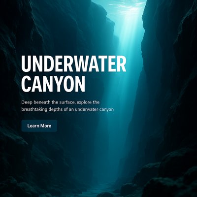 Explore the Breathtaking Depths of an Underwater Canyon
