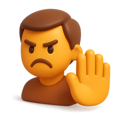 3D Brusque Icon with Expressive Features