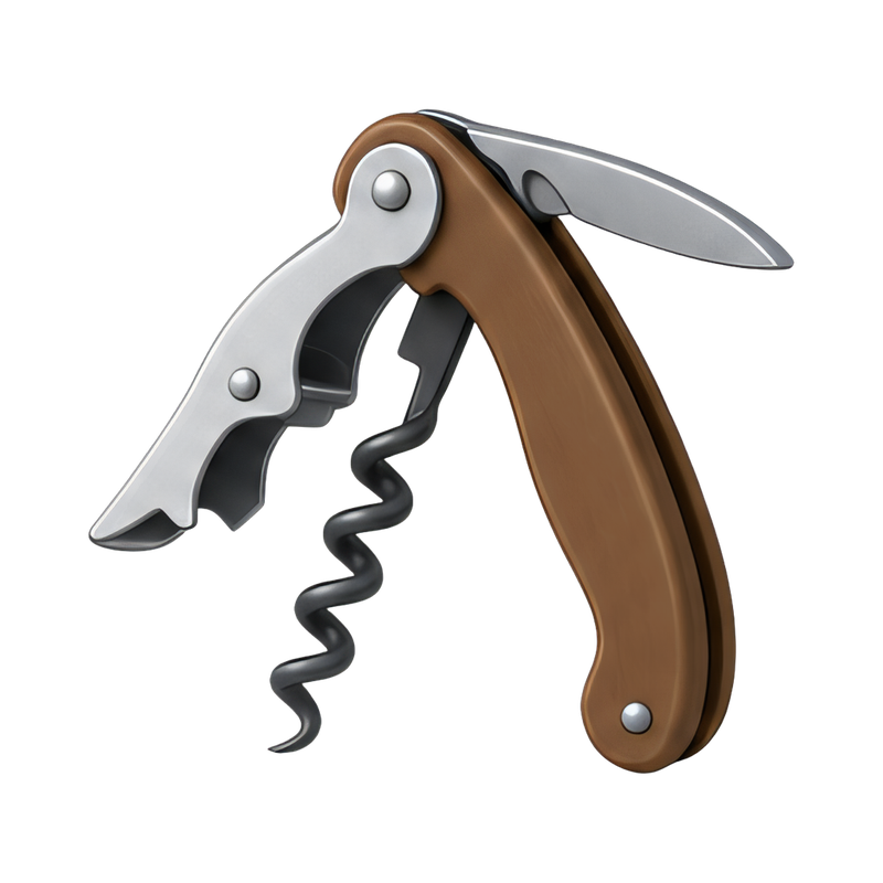 Classic waiter wine key opener