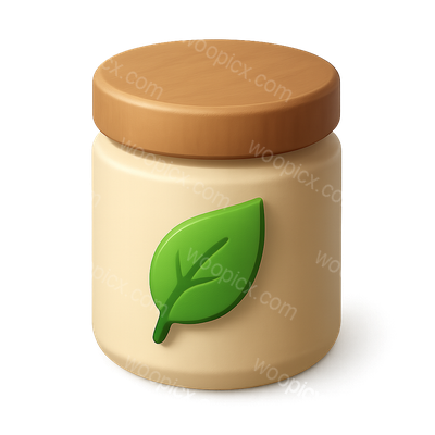 Stylish Leaf Design Container in 3D View