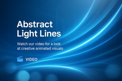 Abstract Light Lines Visual Background for Video Promotions