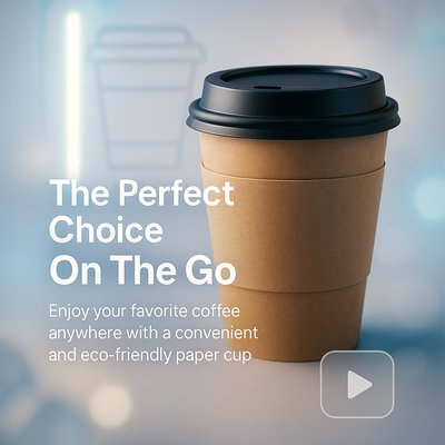 Eco-Friendly Coffee Cup Promotional Image