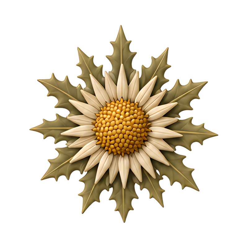 Basque thistle door charm
