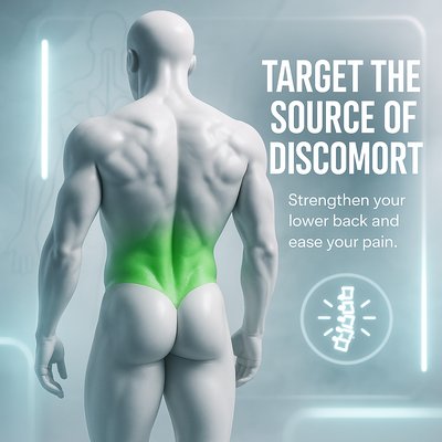Illustrative Graphic on Lower Back Pain Relief Techniques