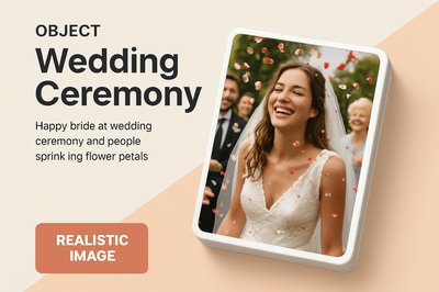 Joyful Wedding Celebration with Flower Petals