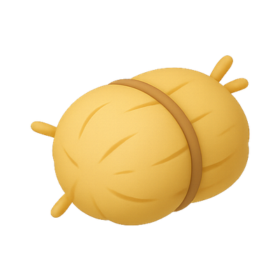 Stylized Emoji of a Peanut Snack