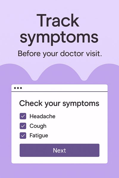 Health Tracking App Interface Mockup
